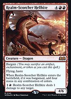 Realm-Scorcher Hellkite - Wilds of Eldraine Promos - Promo Foil