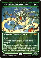 Kodama of the West Tree - Kamigawa: Neon Dynasty - Etched Foil