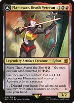 Flamewar, Brash Veteran // Flamewar, Streetwise Operative - Transformers