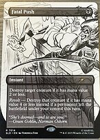 Fatal Push - Secret Lair Drop - Borderless