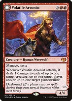 Volatile Arsonist // Dire-Strain Anarchist - Innistrad: Crimson Vow