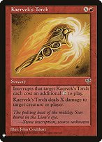 Kaervek's Torch - The List