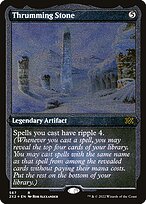 Thrumming Stone - Double Masters 2022 - Etched Foil