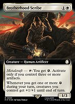 Brotherhood Scribe - Fallout - Surge Foil, Extended Art