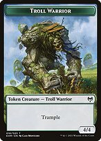Troll Warrior - Kaldheim Tokens