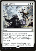 Single Combat - War of the Spark Promos