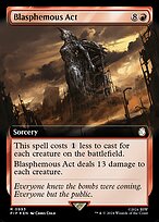 Blasphemous Act - Fallout - Surge Foil, Extended Art