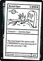 Buried Ogre - Mystery Booster Playtest Cards 2019