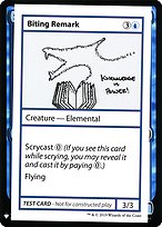 Biting Remark - Mystery Booster Playtest Cards 2019