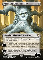 Karn, the Great Creator - Bloomburrow Commander - Borderless