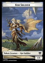 Kor Soldier - Commander Masters Tokens