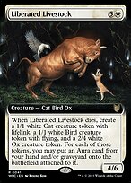 Liberated Livestock - Wilds of Eldraine Commander - Extended Art