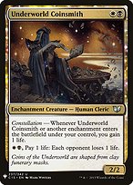 Underworld Coinsmith - The List