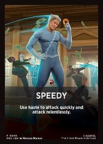 Speedy - Marvel Super Heroes Jumpstart Front Cards