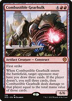 Combustible Gearhulk - Starter Commander Decks