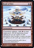 Braid of Fire - The List - Promo Foil