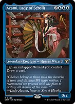 Azami, Lady of Scrolls - Commander Masters - Etched Foil