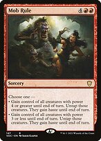 Mob Rule - Crimson Vow Commander