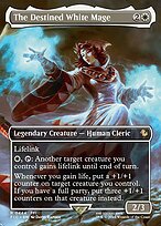 The Destined White Mage - Final Fantasy Commander - Borderless