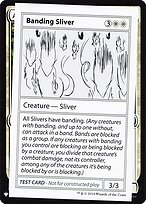 Banding Sliver - Mystery Booster Playtest Cards 2019