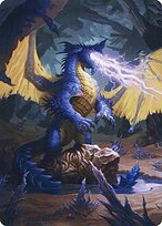 Blue Dragon - Adventures in the Forgotten Realms Art Series - Borderless