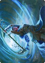 Sea Gate Stormcaller - Zendikar Rising Art Series - Borderless