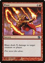 Blaze - Eighth Edition - Promo Foil