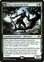 Nissa, Vastwood Seer // Nissa, Sage Animist - Magic Origins Promos - Promo Foil