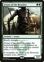 Avatar of the Resolute - Dragons of Tarkir Promos - Promo Foil