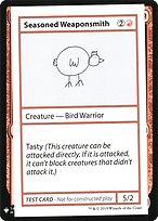 Seasoned Weaponsmith - Mystery Booster Playtest Cards 2019