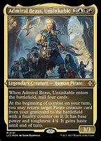 Admiral Brass, Unsinkable - The Lost Caverns of Ixalan Commander - Etched Foil