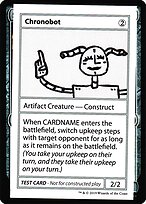 Chronobot - Mystery Booster Playtest Cards 2021