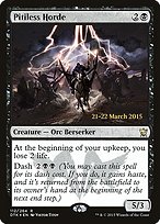 Pitiless Horde - Dragons of Tarkir Promos - Promo Foil