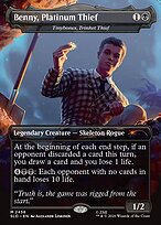Benny, Platinum Thief (Tinybones, Trinket Thief) - Secret Lair Drop - Borderless