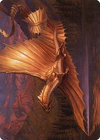 Adult Gold Dragon - Adventures in the Forgotten Realms Art Series - Borderless