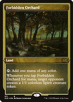 Forbidden Orchard - Double Masters 2022 - Etched Foil