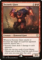 Tectonic Giant - Forgotten Realms Commander