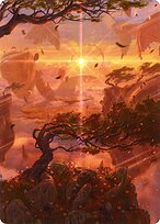 Windswept Heath - Zendikar Rising Art Series - Borderless