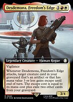 Desdemona, Freedom's Edge - Fallout - Surge Foil, Extended Art