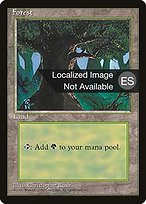 Bosque (Forest) - Fourth Edition Foreign Black Border