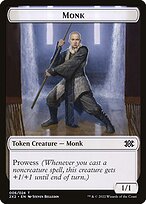 Monk - Double Masters 2022 Tokens