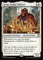 Sram, Senior Edificer - Secrets of Strixhaven Commander