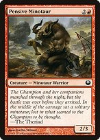 Pensive Minotaur - Journey into Nyx
