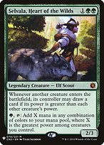 Selvala, Heart of the Wilds - The List