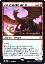 Opportunistic Dragon - Throne of Eldraine Promos - Promo Foil