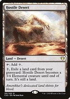 Hostile Desert - Commander 2020