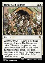 Tempt with Bunnies - Bloomburrow Commander