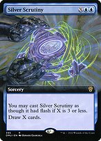 Silver Scrutiny - Dominaria United - Extended Art