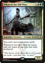 Nikya of the Old Ways - Ravnica Allegiance Promos