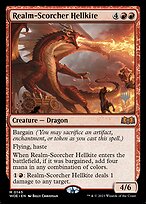 Realm-Scorcher Hellkite - Wilds of Eldraine Promos